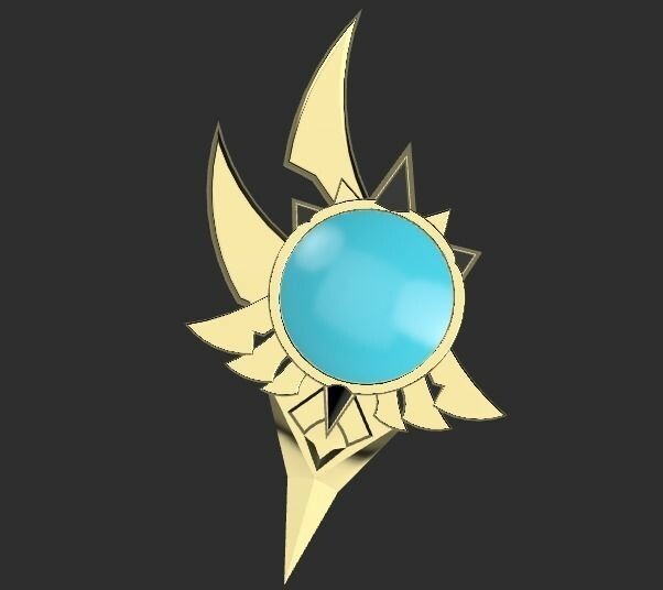 ArtStation Genshin Impact Eula Cryo vision 3D model Resources