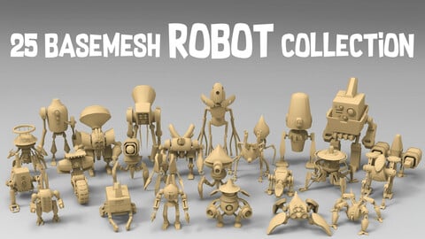 25 basemesh robot collection 1