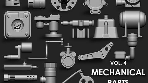 Mechanical Parts IMM Brush Pack (20 in One) Vol. 4