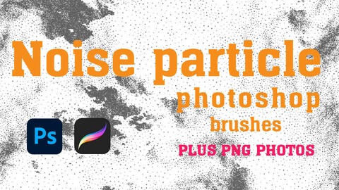 10  free Noise particle photoshop brush + png photos