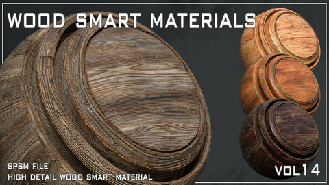 Wood Smart Materials - VOL14 (spsm file)