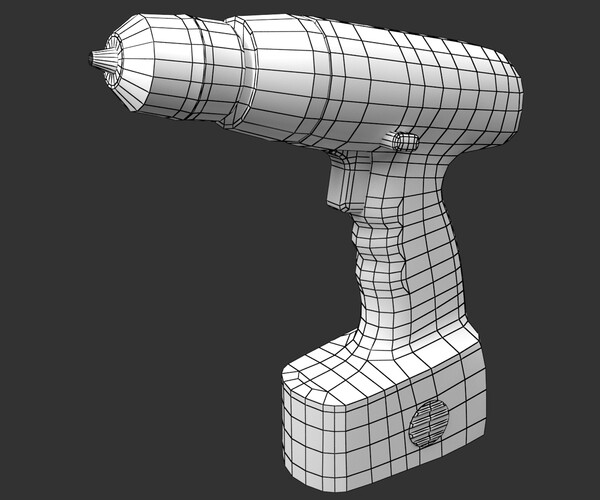 ArtStation Cordless Drill Game Assets