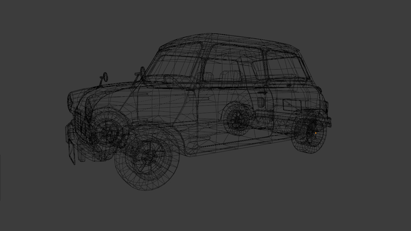 ArtStation - MINI COOPER CAR GAME READY LOW POLY | Game Assets