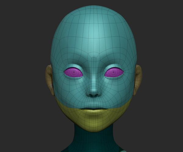 ArtStation - Stylized Female Base Mesh | Resources