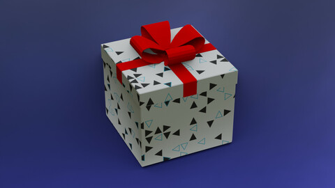 GIFTBOX GAME READY LOW POLY