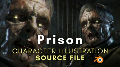 Prison - Character Illustration Source File