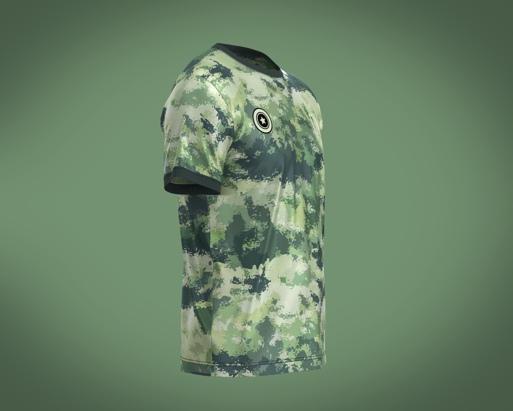 ArtStation - Soccer Green Jersey Player-01 | Resources