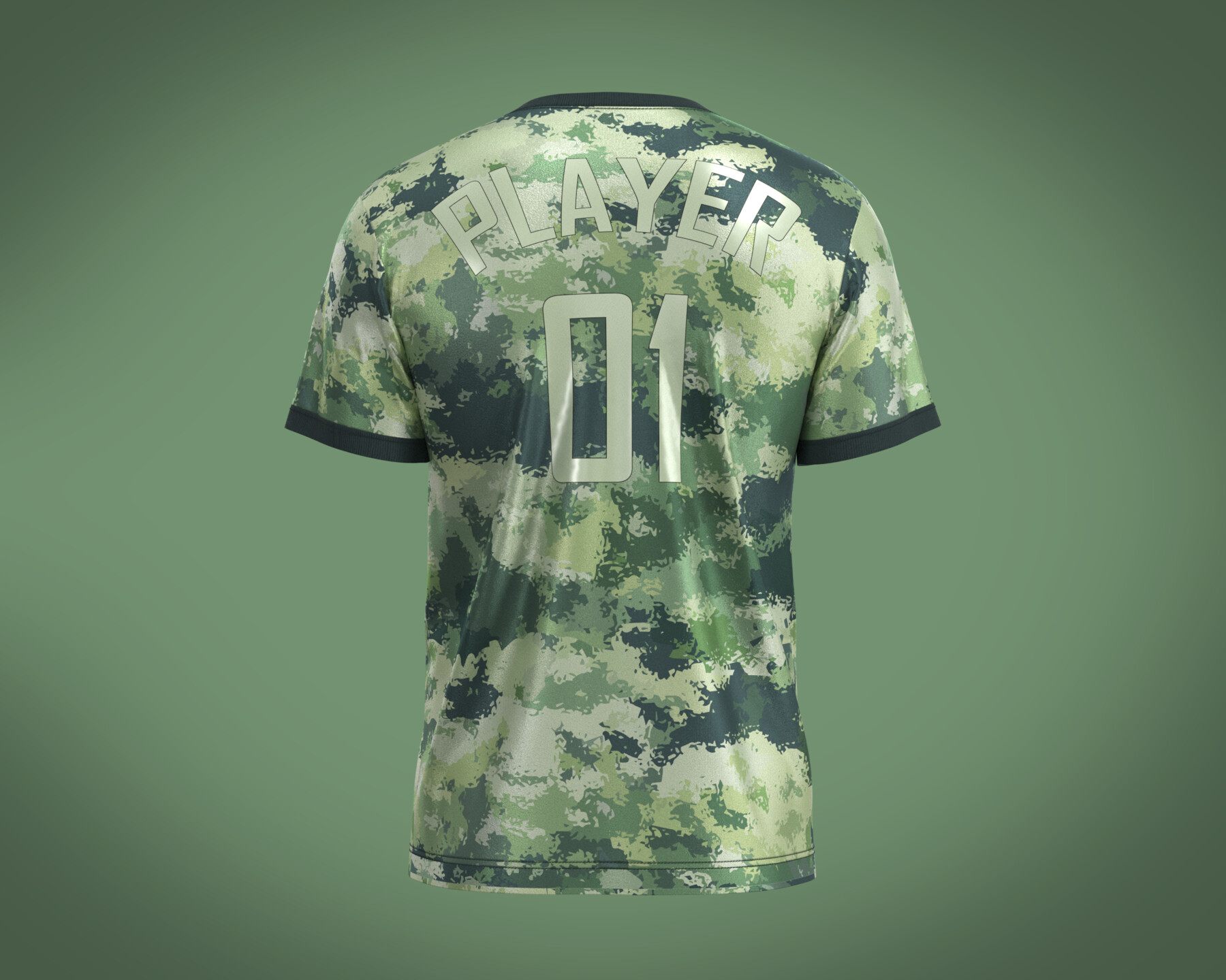 ArtStation - Soccer Green Jersey Player-01 | Resources