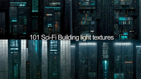 Sci-Fi 'AI' Textures  - Building lights