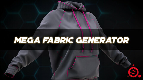 100 Fabric Generators For Substance Painter (SBSAR)