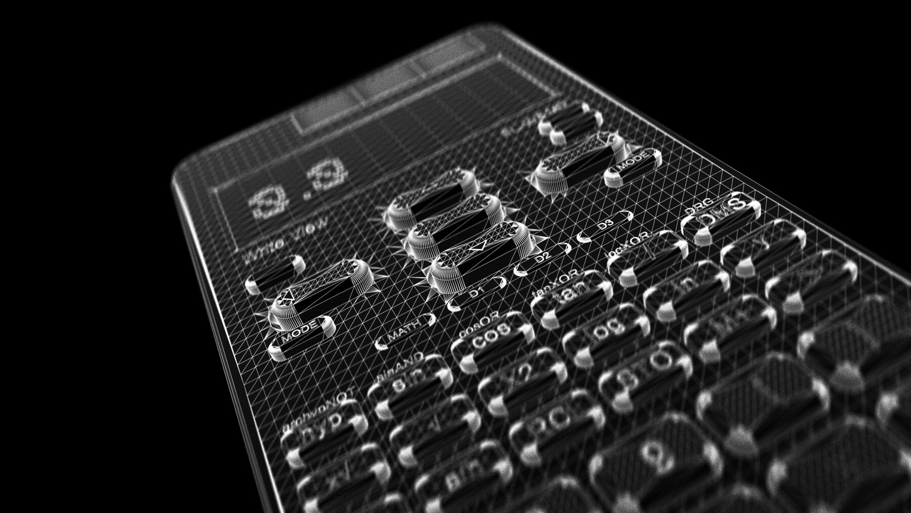 ArtStation - CALCULATOR MODEL — FBX, OBJ (C4D Project File Included