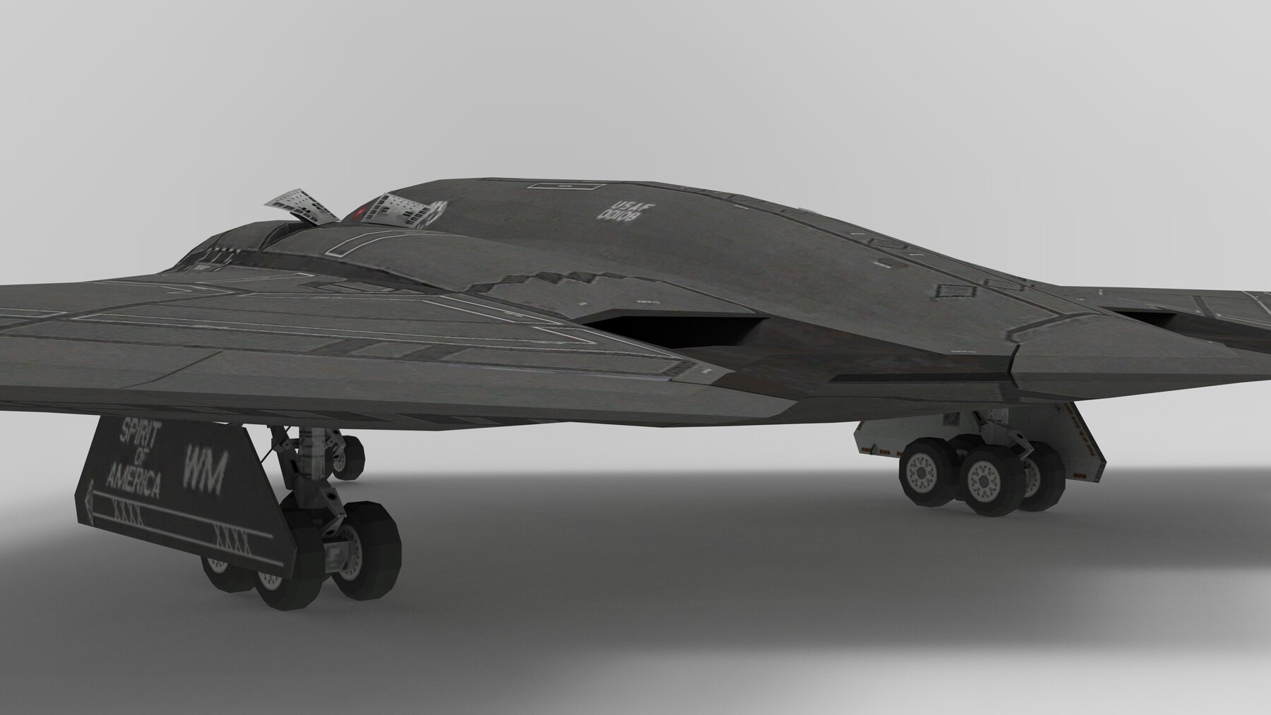 ArtStation - B-2 Spirit (ALL OBJECTS ARE DETACHABLE) | Resources