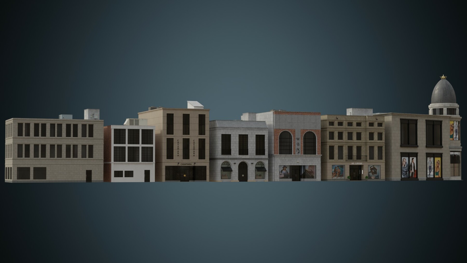 ArtStation - Buildings Collection 2 | Game Assets