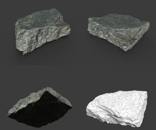 ArtStation - Gray Sharp Rock 220819 Photogrammetry - Ultra HD 16K ...