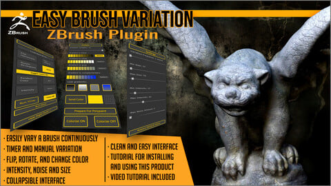 Easy Brush Variation ZBrush Plugin