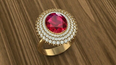 Jewelry Ring 3D Design