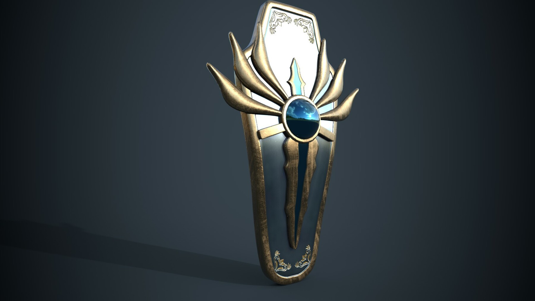 ArtStation - High elf shield | Game Assets