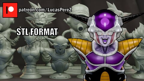 BUST 3D FRIEZA  - DRAGON BALL