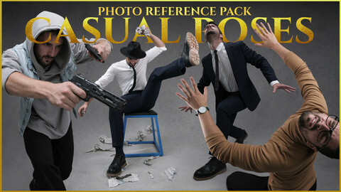 A Casual Poses Photo Reference Pack For Artists 932 JPEGs