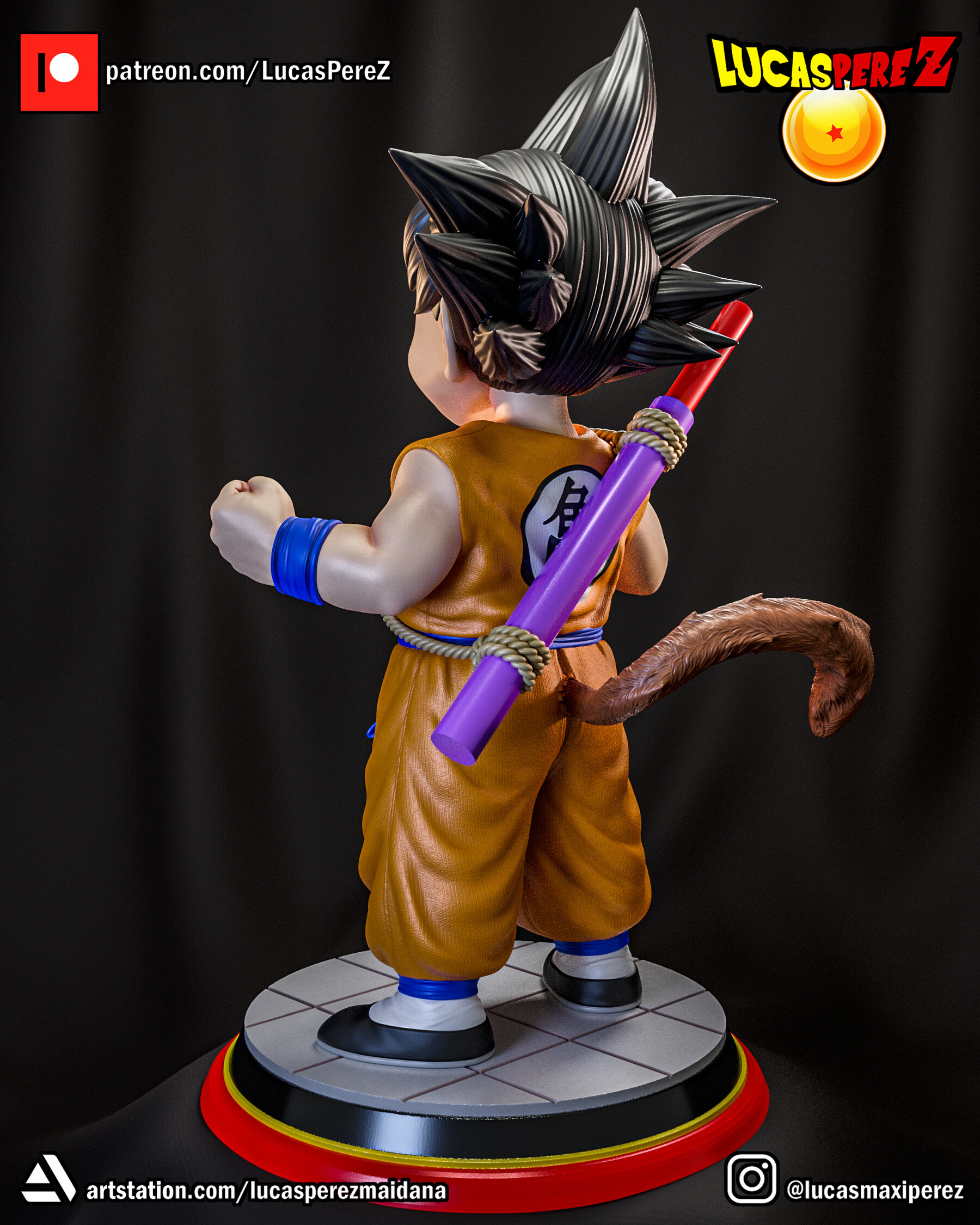 ArtStation - KID GOKU - DRAGON BALL | Resources