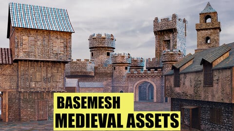 BaseMesh: MEDIEVAL Assets+Texture Vol 2
