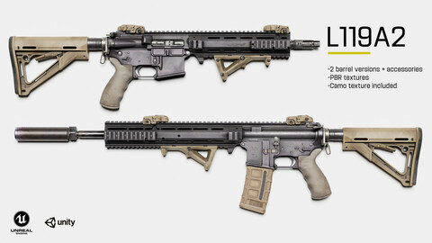 L119A2 short & long version (AR rifle)