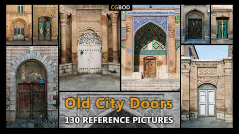 130 Reference Images : old city doors