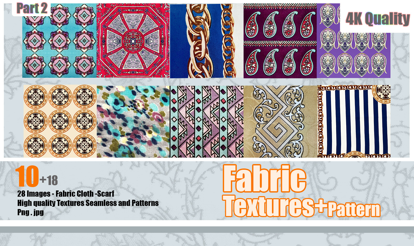 ArtStation Fabric Textures 4k Quality Seamless and Patterns