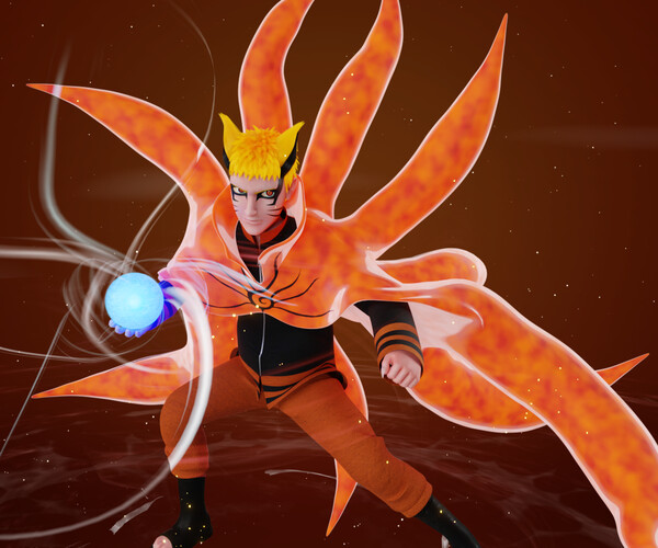 ArtStation - Naruto Baryon Mode | Resources