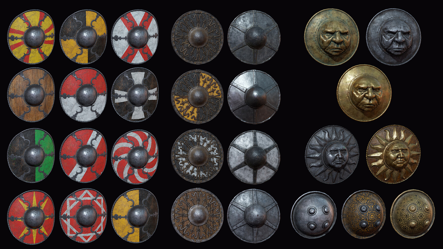 ArtStation - Buckler Shields | Game Assets