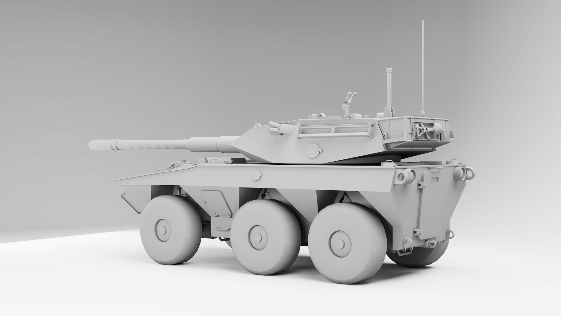 ArtStation LAV600 tank destroyer (ALL OBJECTS ARE DETACHABLE
