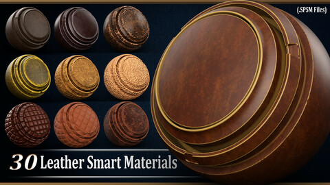 30 Leather Smart Materials (SPSM File) Vol.2