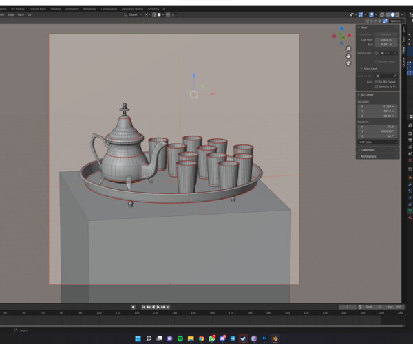 ArtStation - Complete Moroccan tea elements | Resources