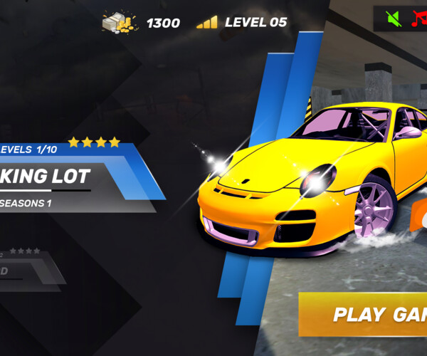 ArtStation - CAR RACING GAME UI TEMPLATE | Game Assets