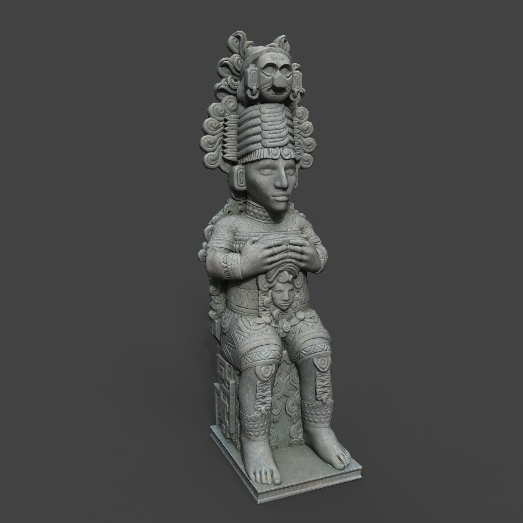 ArtStation - Mayan Inca Aztec Statue 220822 | Game Assets