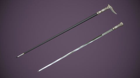 Victorian cane-sword