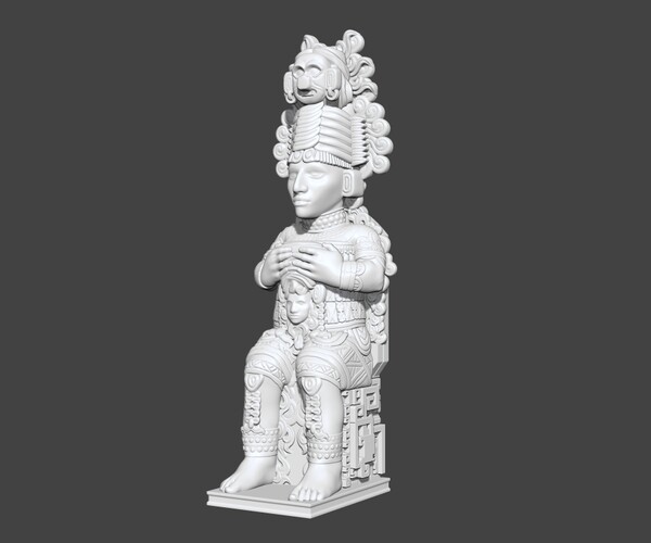 ArtStation - Mayan Inca Aztec Statue 3D print model | Resources