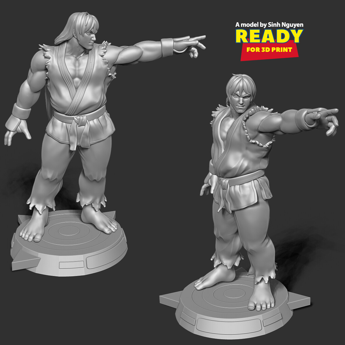 ArtStation - Street Fighter II - Fighters Remake