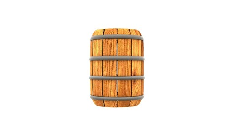 barrel Low-poly