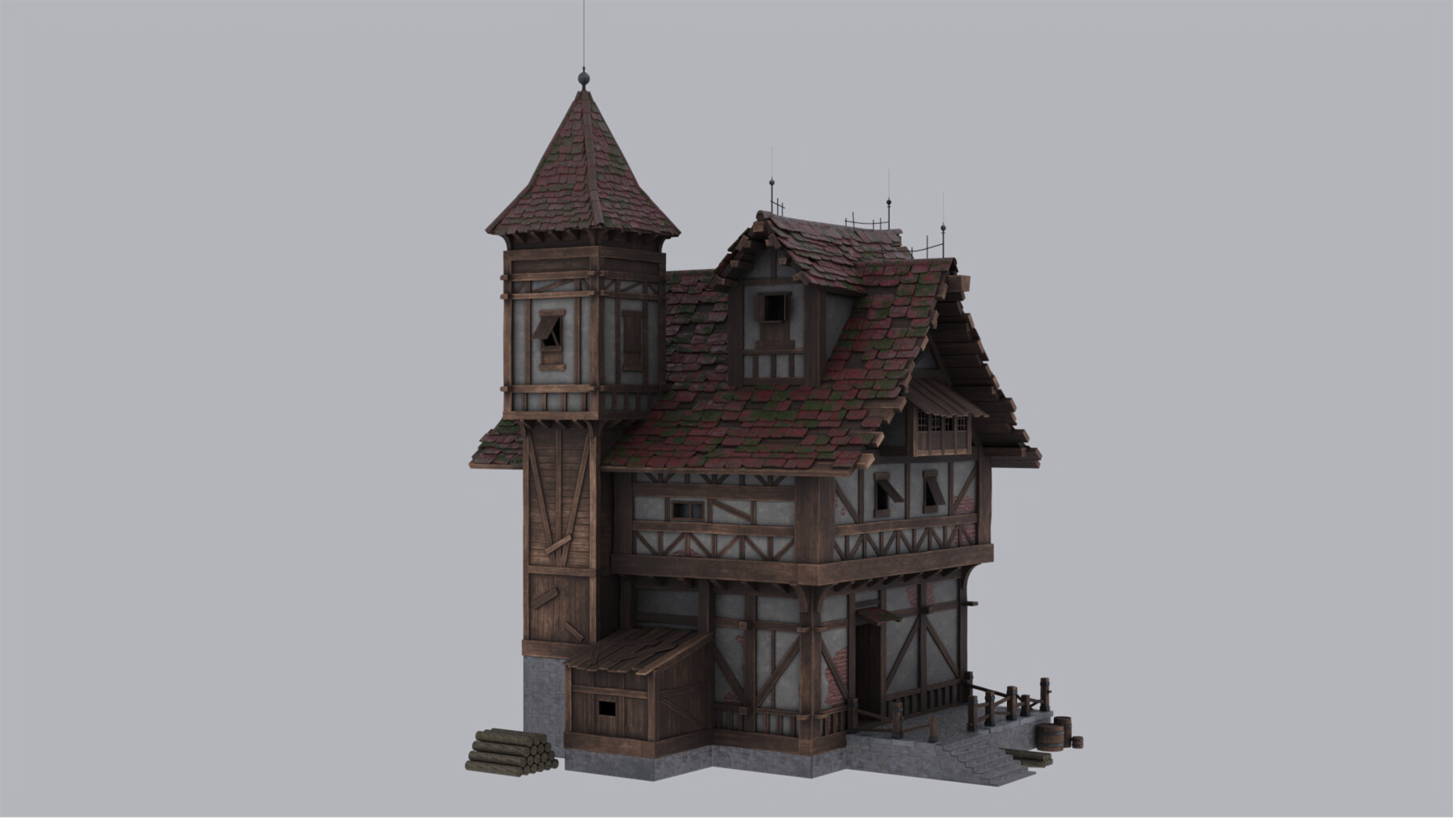 ArtStation - Medieval House | Game Assets