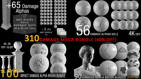 310 All in one Damage MEGA BUNDLE (40% off)