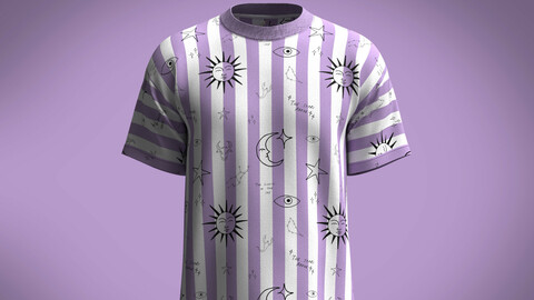 Men's Retro Print T-Shirt