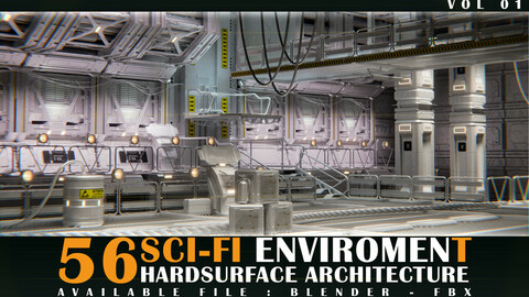 56 Sci-Fi Enviroment Architecture vol 01