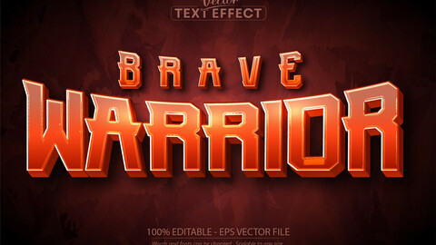 War game text effect, editable medieval text style