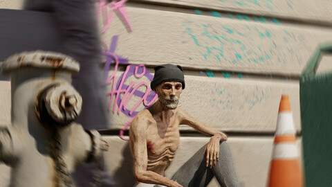Beggar High Quality Game,Movie Character