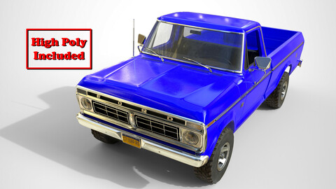Ford F100 1976 New Blue