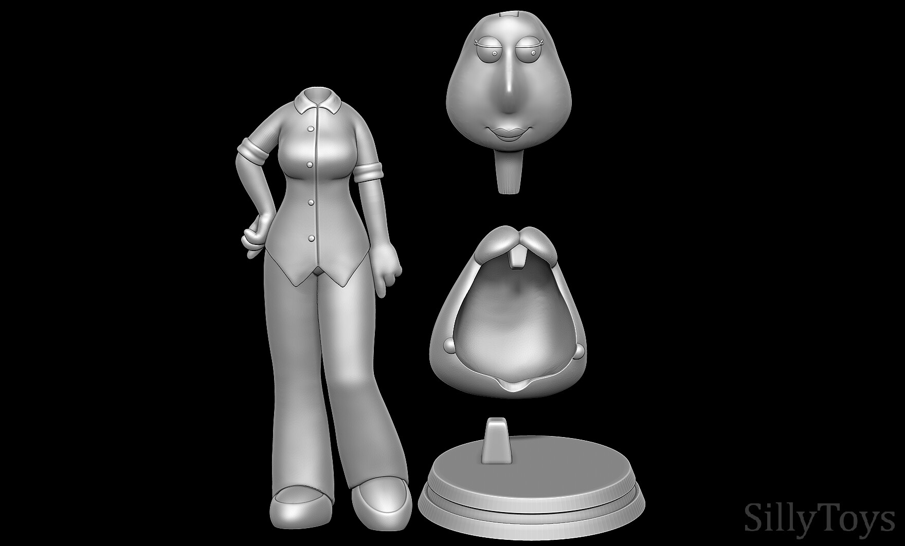 ArtStation - Lois Griffin - Family Guy 3D print model | Resources