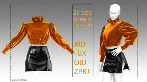 2 Pieces Women Dress #1