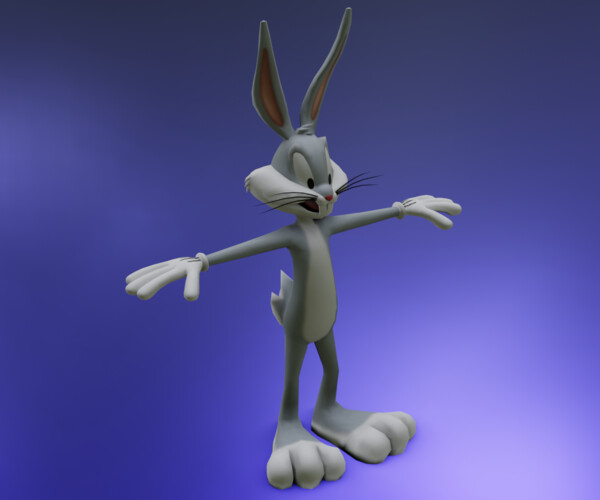 ArtStation - BUGS BUNNY CARTOON LOW POLY | Resources