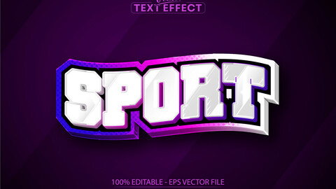 Sport Text Effect, Editable 3d Team And Basketball Text Style